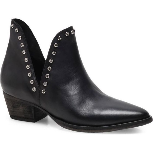Free People Studded Leather Ankle Boots - Picture 2 of 8